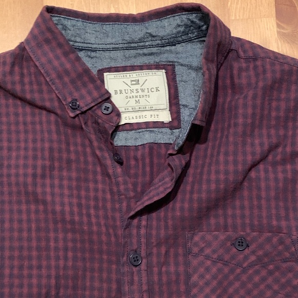 Cotton On Men’s Plaid Long Sleeve Shirt, Size M, Classic Fit - Picture 1 of 2